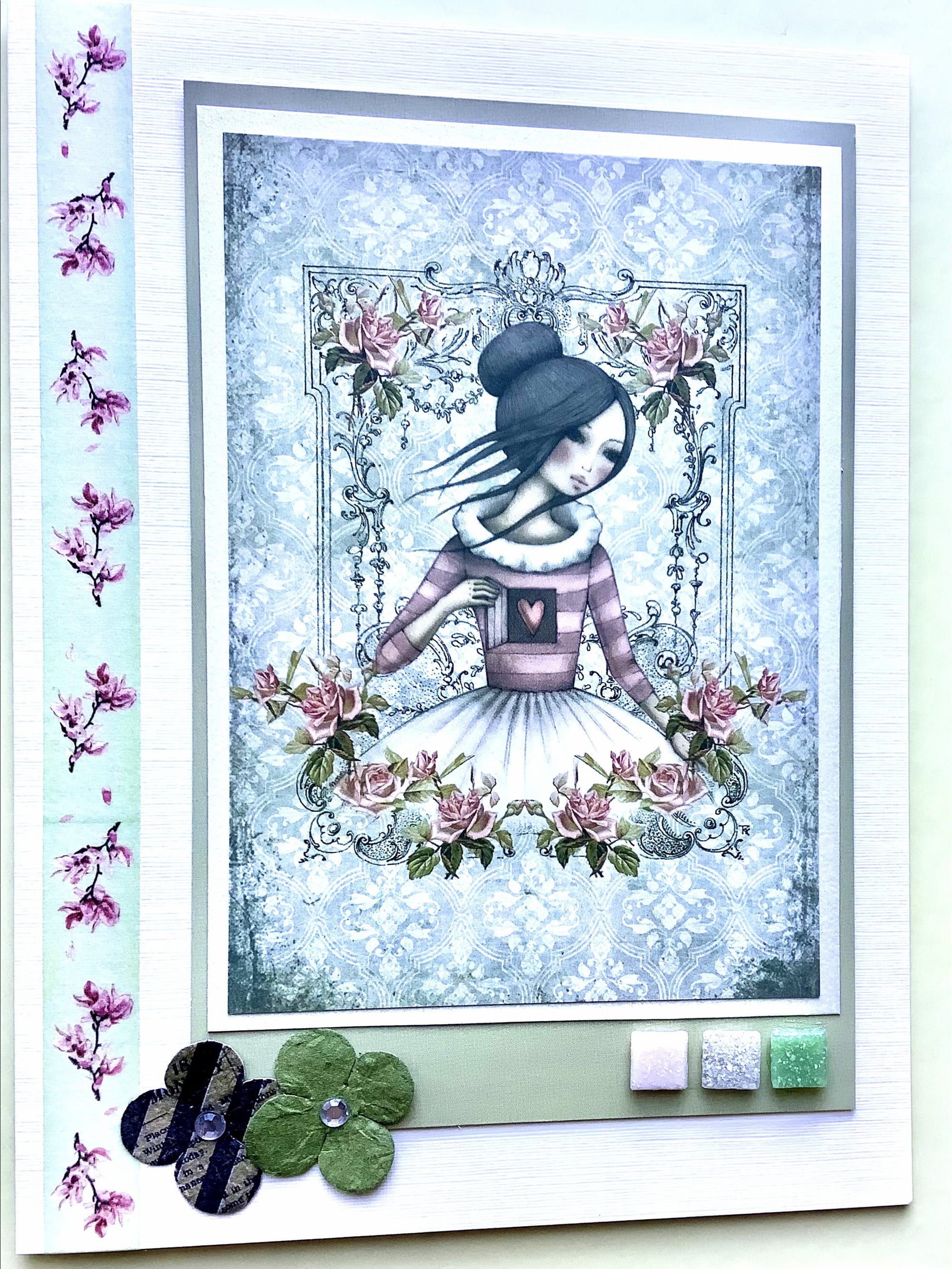 LUXURY HANDMADE BIRTHDAY CARD #91