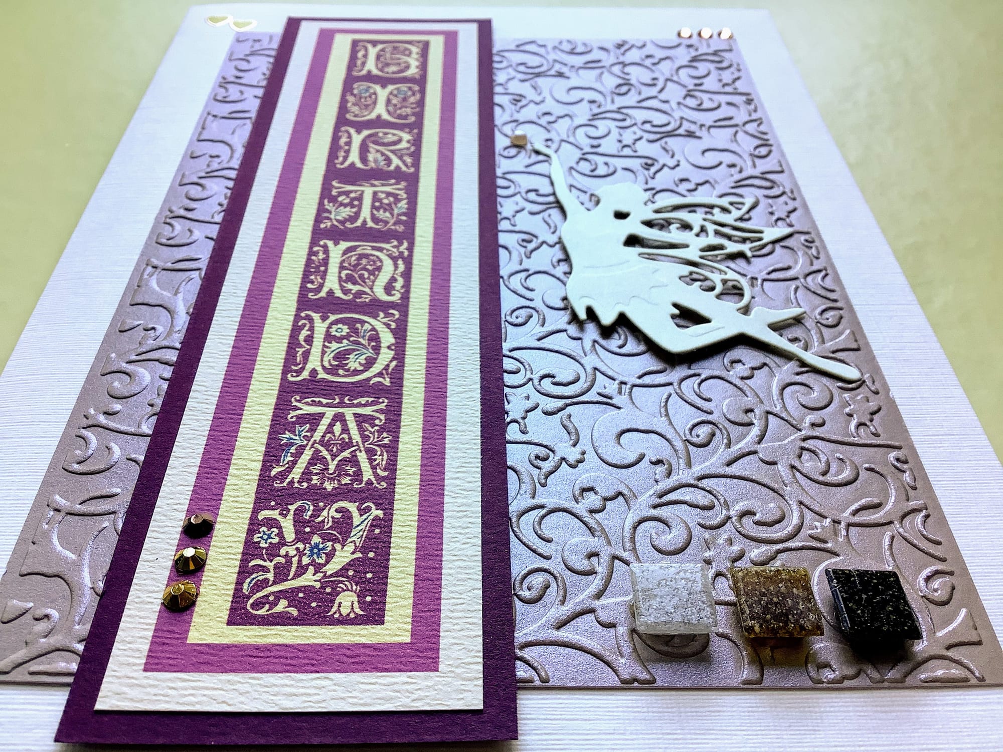 LUXURY HANDMADE BIRTHDAY CARD #95