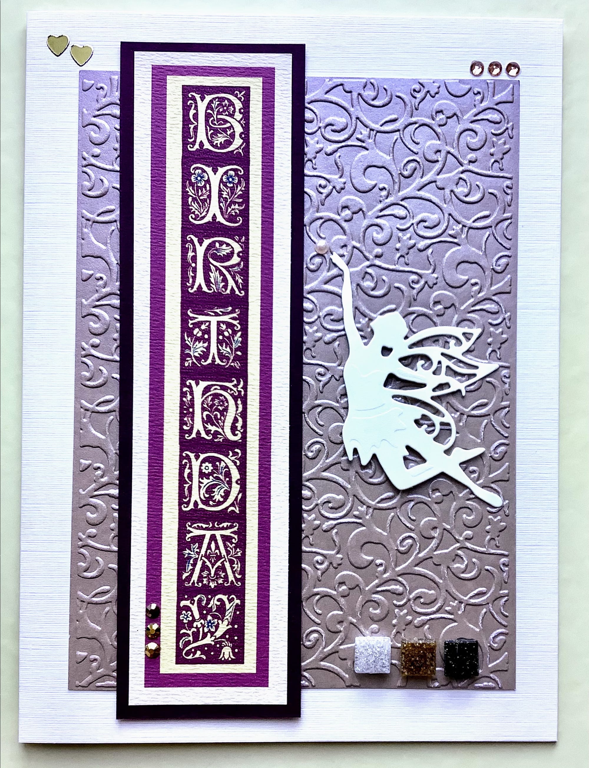 LUXURY HANDMADE BIRTHDAY CARD #95