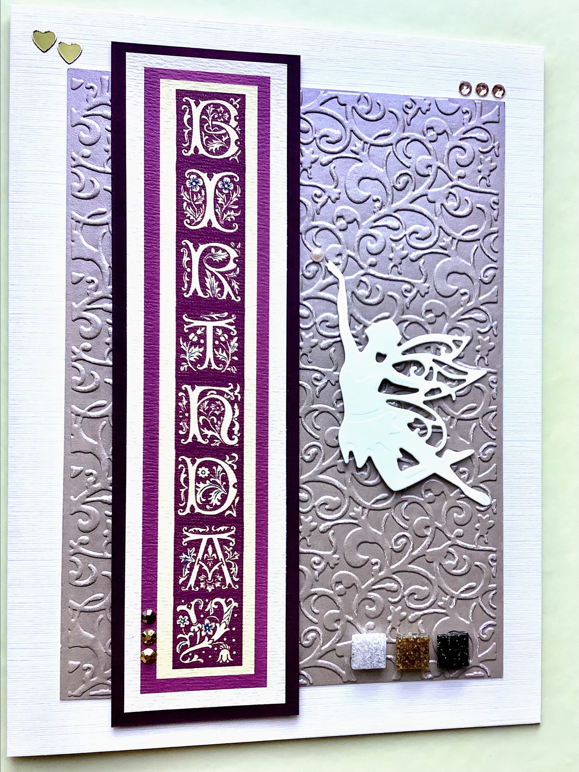 LUXURY HANDMADE BIRTHDAY CARD #95
