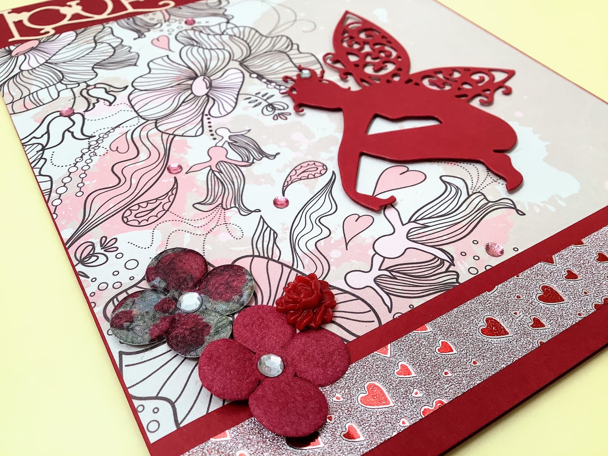 LUXURY HANDMADE BIRTHDAY CARD #97