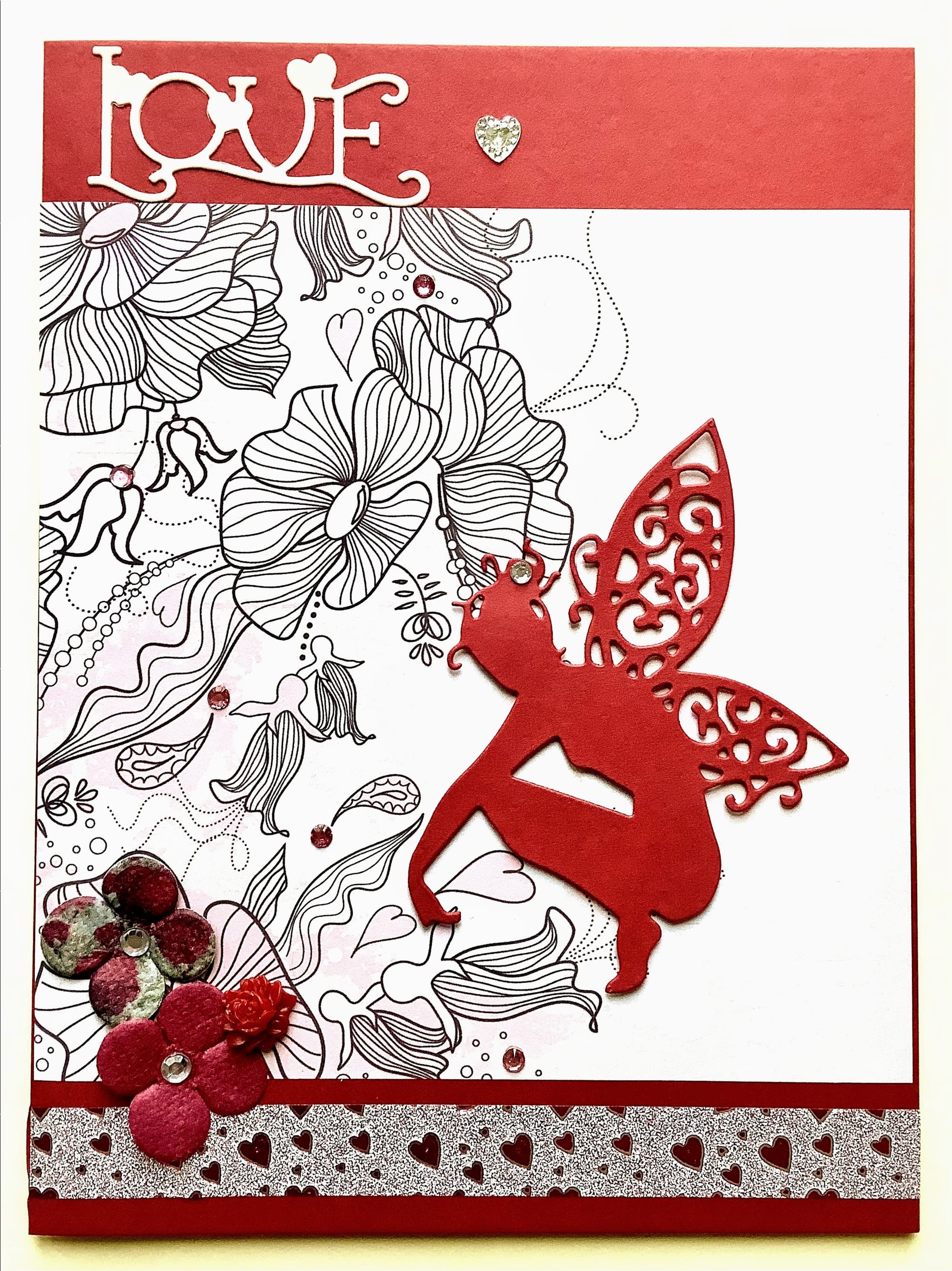 LUXURY HANDMADE BIRTHDAY CARD #97