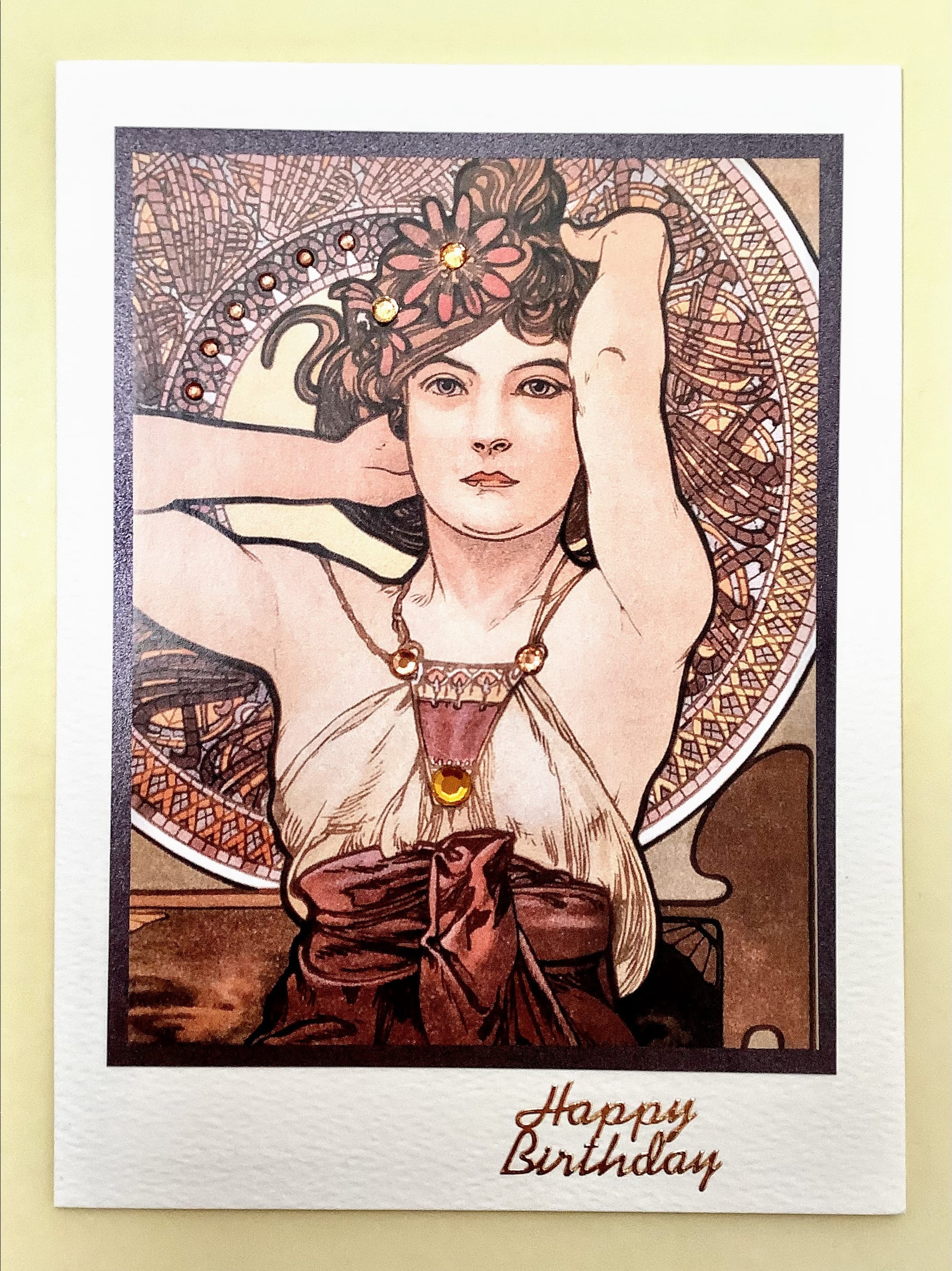 LUXURY HANDMADE BIRTHDAY CARD #101