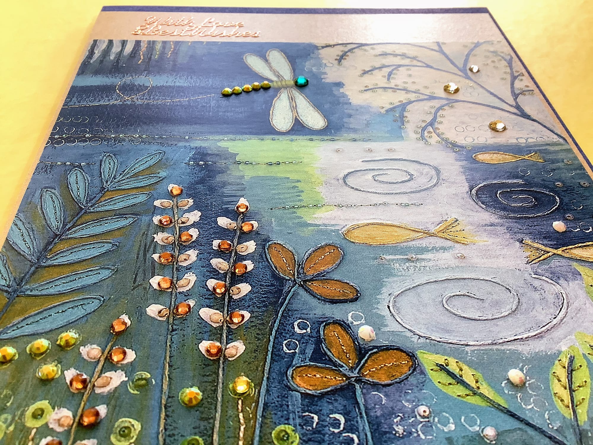 LUXURY HANDMADE CARD #104