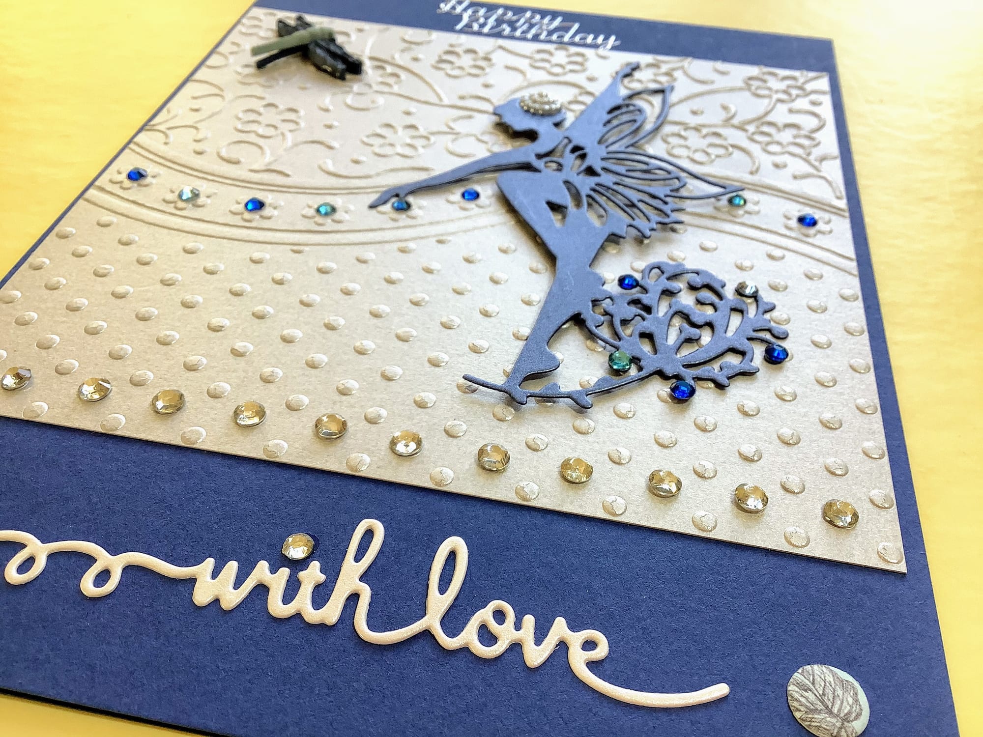 LUXURY HANDMADE BIRTHDAY CARD #107