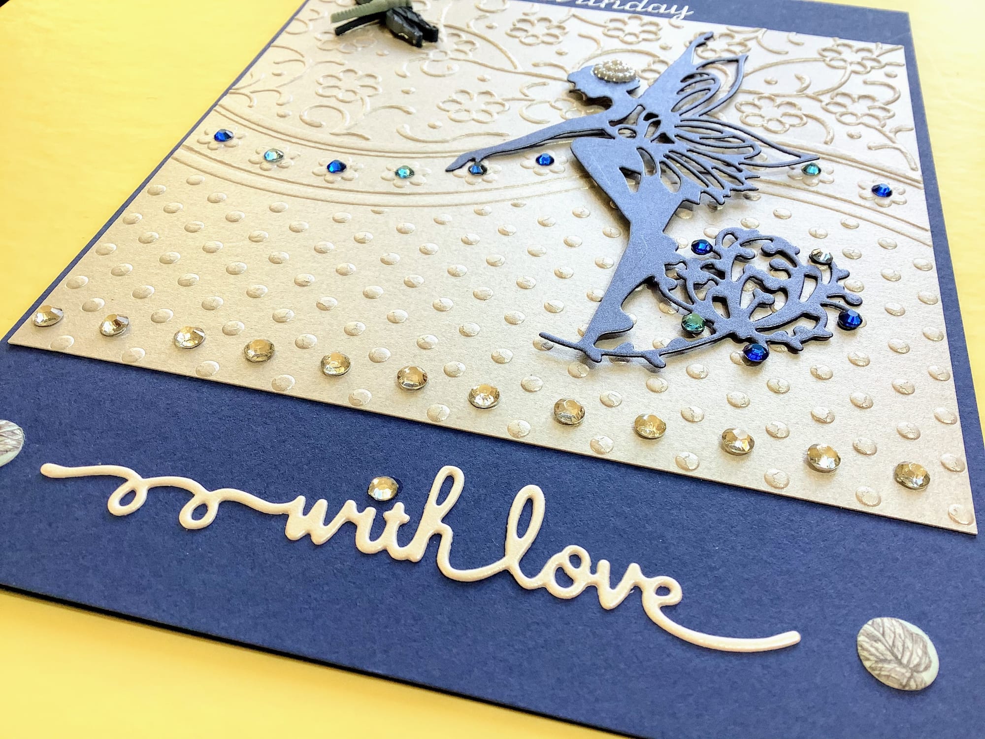 LUXURY HANDMADE BIRTHDAY CARD #107