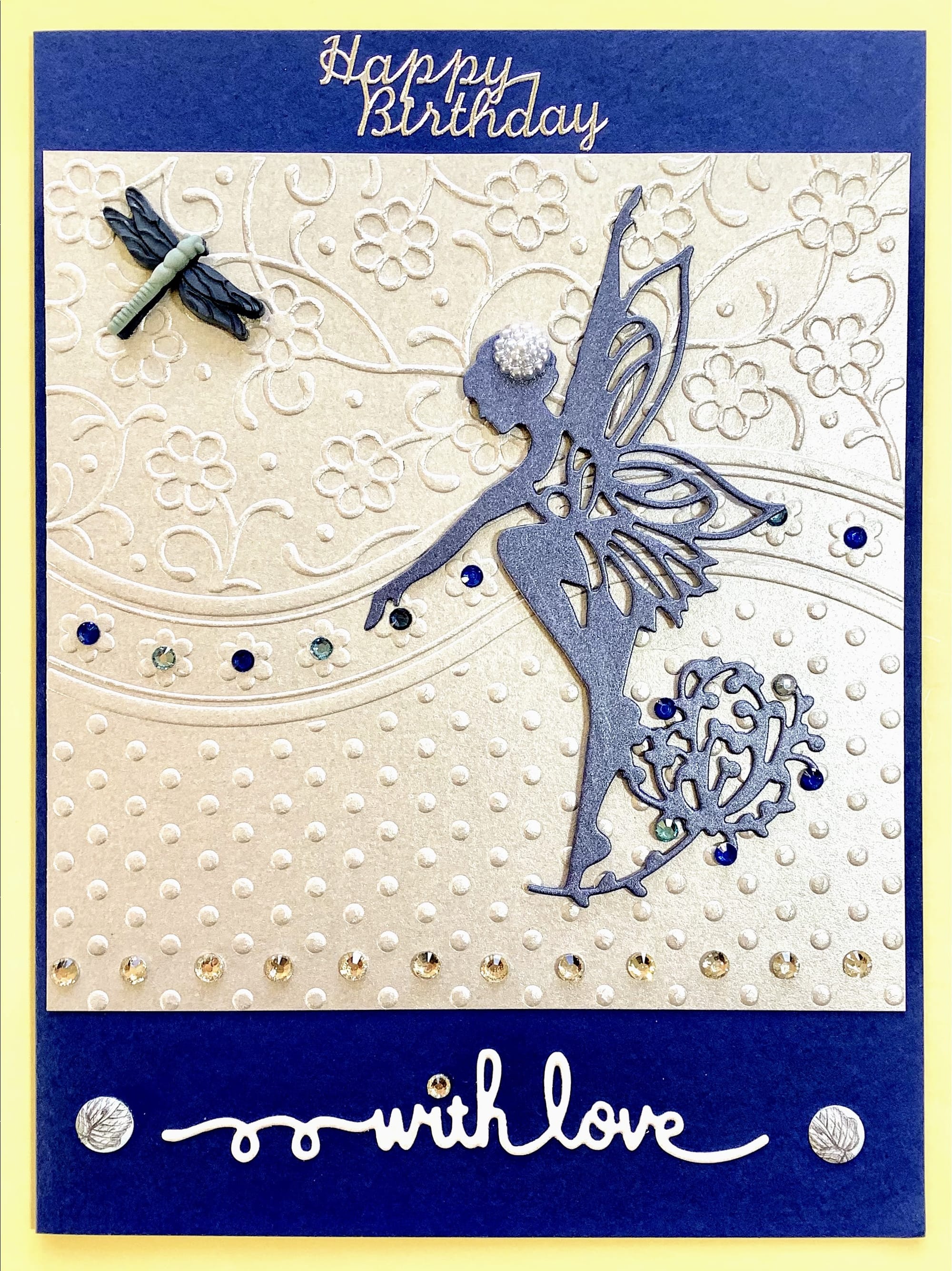 LUXURY HANDMADE BIRTHDAY CARD #107