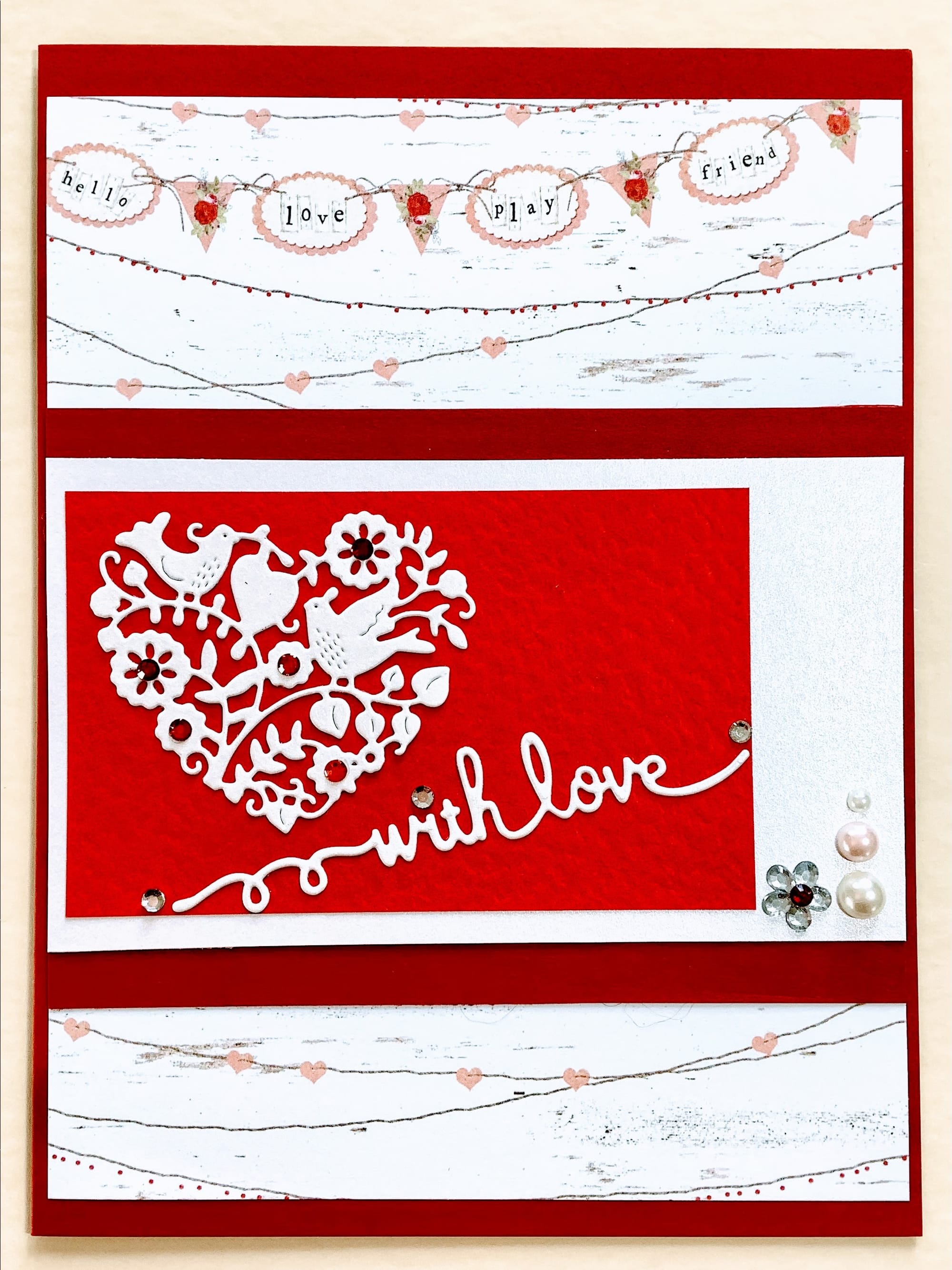 LUXURY HANDMADE BIRTHDAY CARD #108
