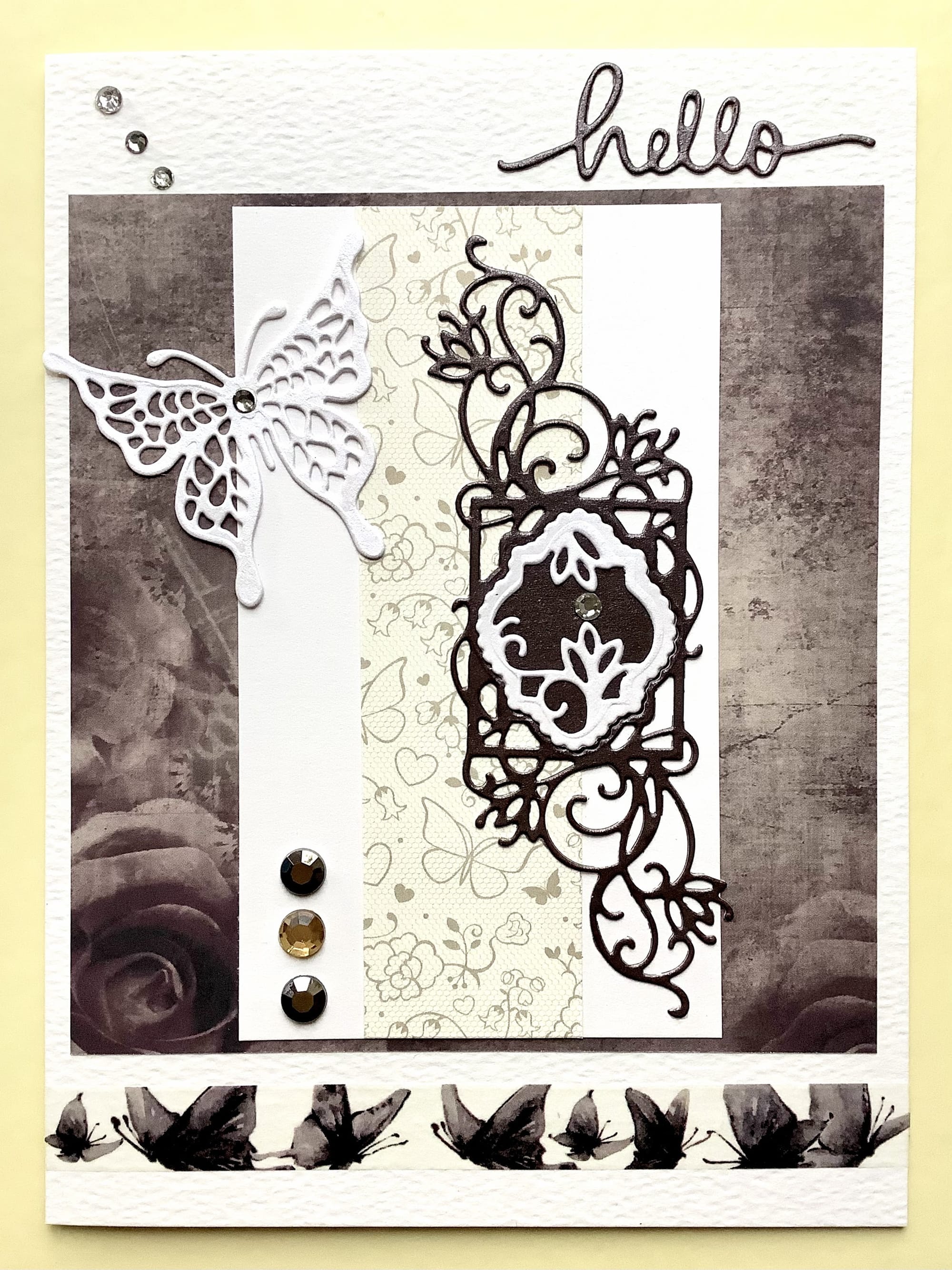 LUXURY HANDMADE CARD #62