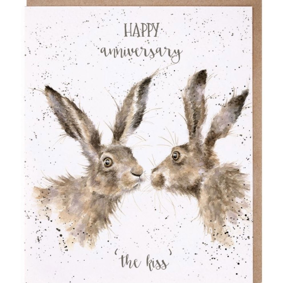 “THE KISS" ~ HAPPY ANNIVERSARY CARD