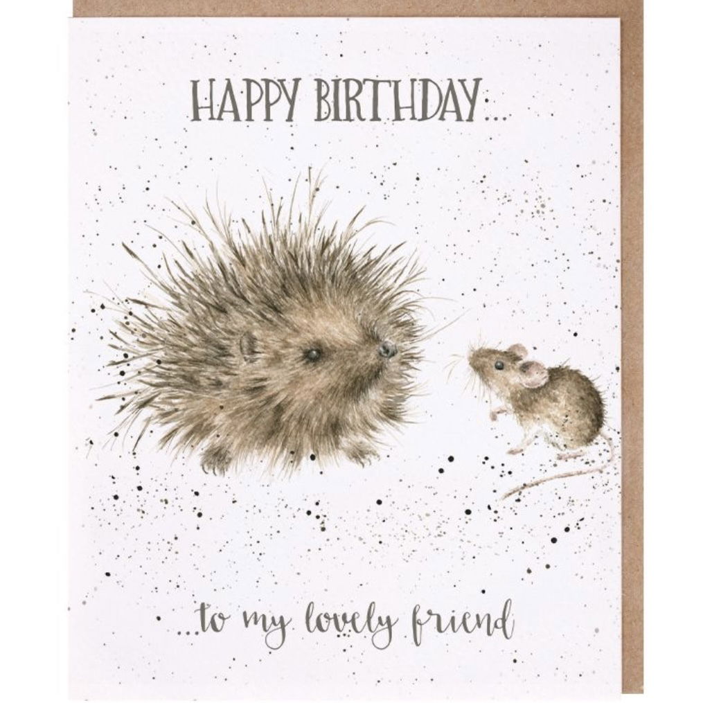 "LOVELY FRIEND" ~ BIRTHDAY CARD