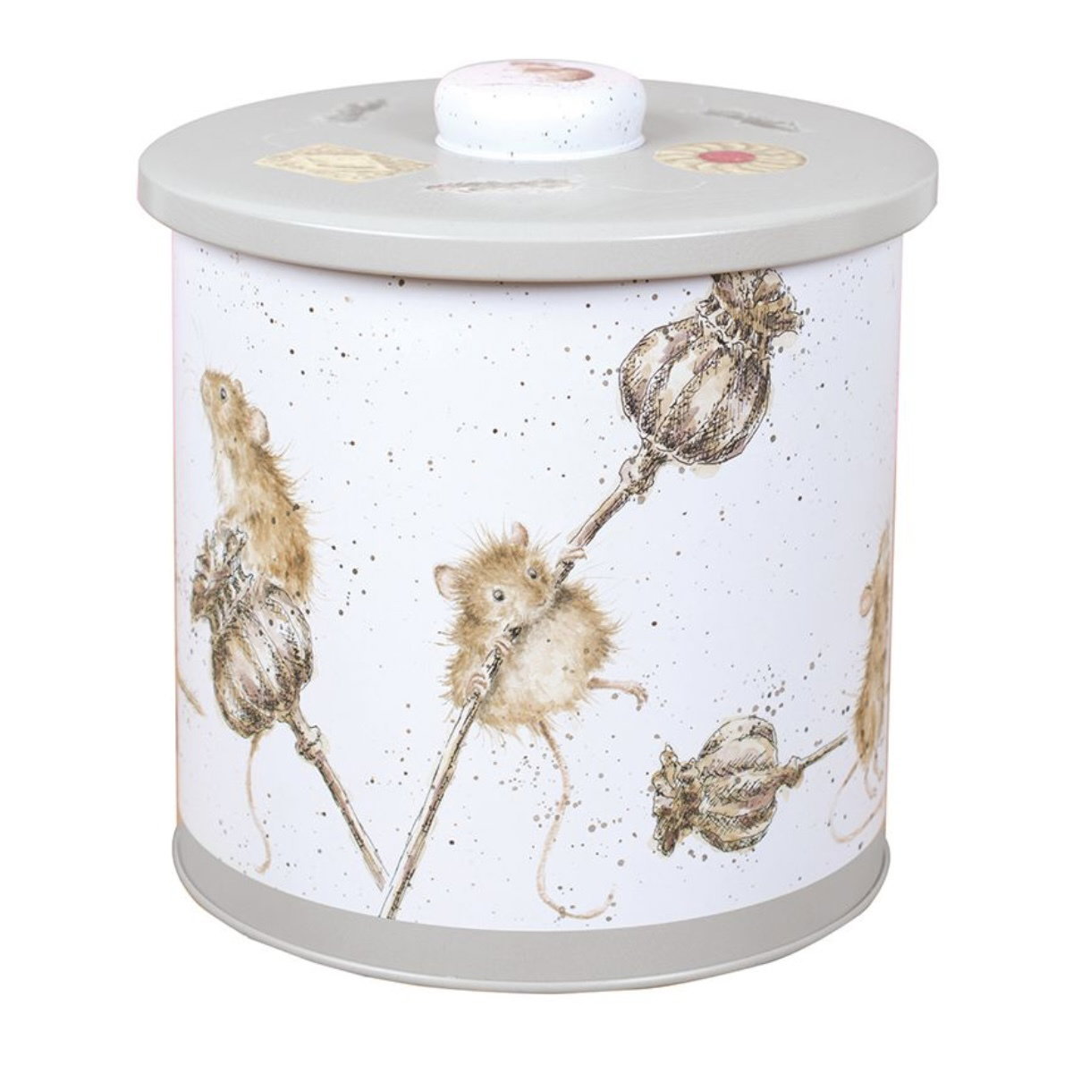 “COUNTRY MICE” BISCUIT BARREL