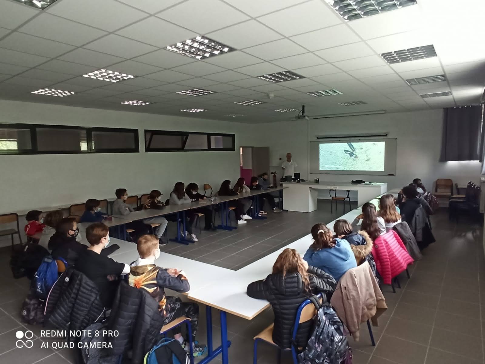 intervention collège Laetitia Bonaparte Ajaccio le 05/02/2021