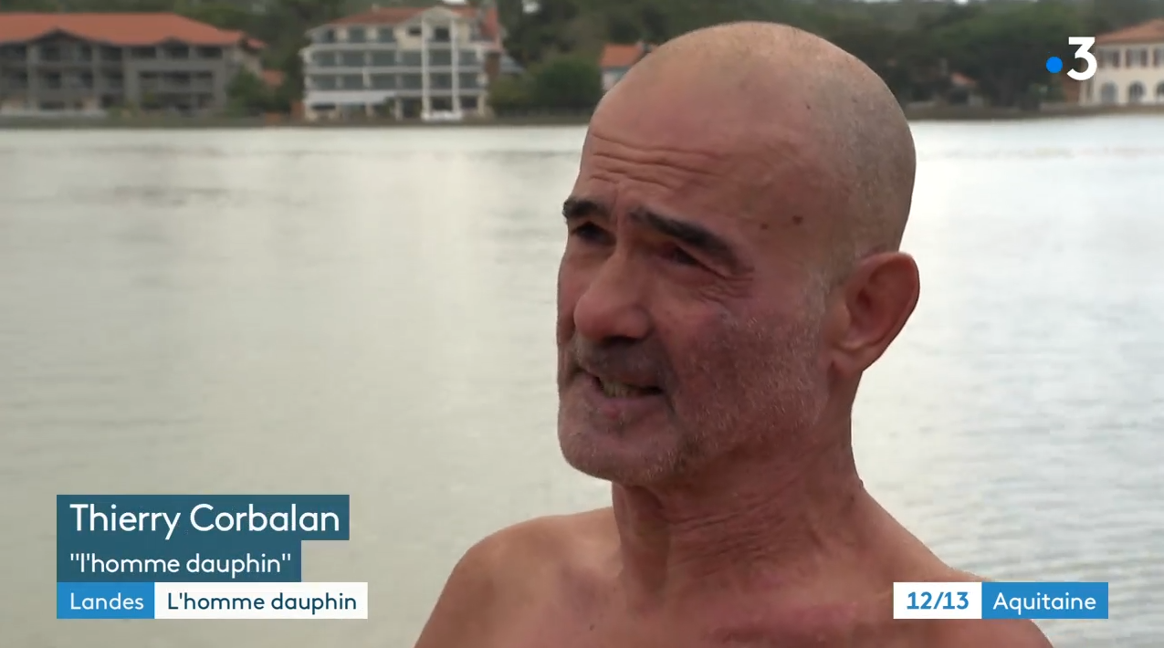 L'homme dauphin sur France 3 Aquitaine le 09 novembre 2021