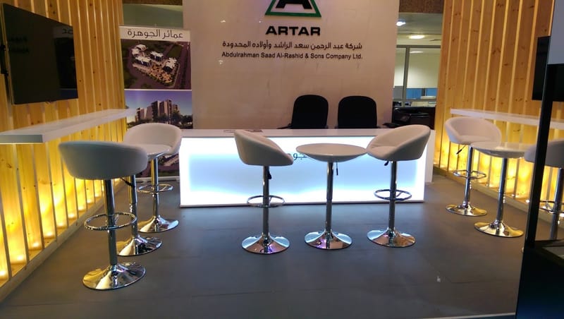 تنفيذ ستاند شركة الراشد للمقاولات