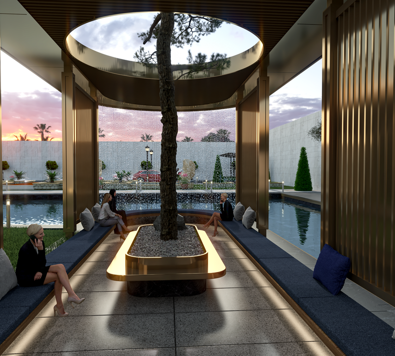 تصميم قصر, الموقع: الرياض ,نمط التصميم: النمط الاوربي الكلاسيكي ,المساحة:3640 متر مربع