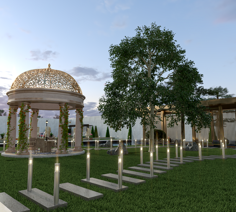 تصميم قصر, الموقع: الرياض ,نمط التصميم: النمط الاوربي الكلاسيكي ,المساحة:3640 متر مربع