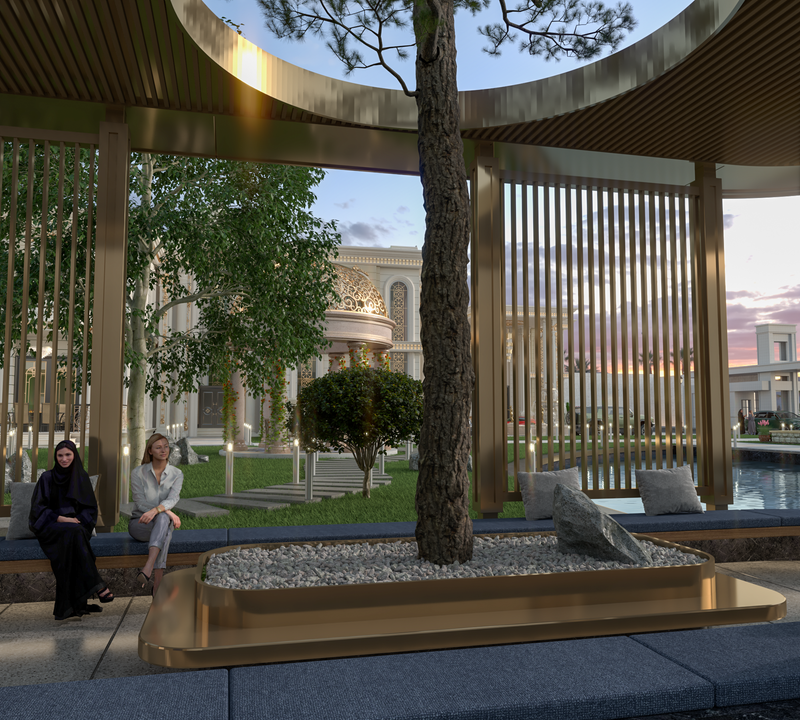 تصميم قصر, الموقع: الرياض ,نمط التصميم: النمط الاوربي الكلاسيكي ,المساحة:3640 متر مربع