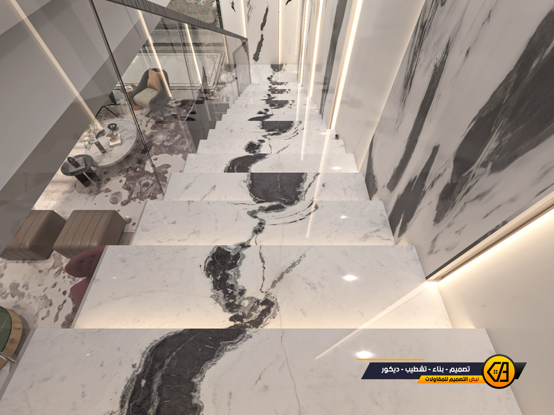 تصميم مودرن داخلي وخارجي لفلة في تبوك, المساحة 650 متر مربع