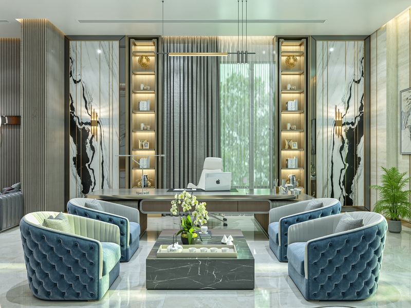 تصميم مكتب رئيس مجلس الإدارة