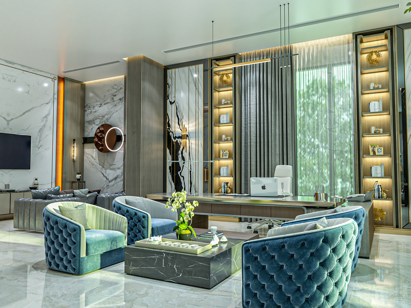 تصميم مكتب رئيس مجلس الإدارة