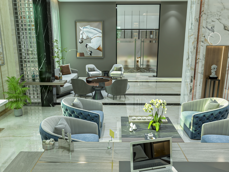 تصميم مكتب رئيس مجلس الإدارة