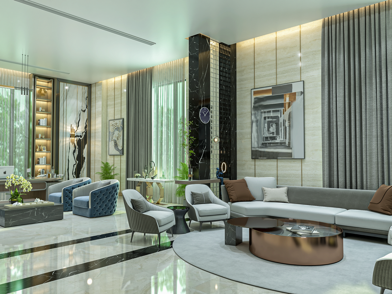 تصميم مكتب رئيس مجلس الإدارة