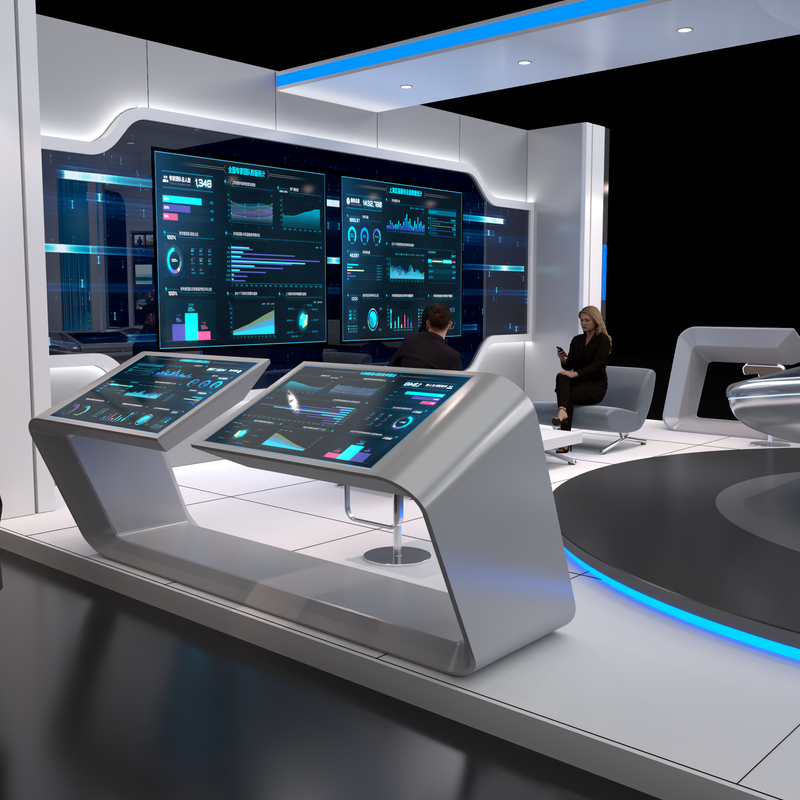 تصميم ستاند شركة رصيد القابضة