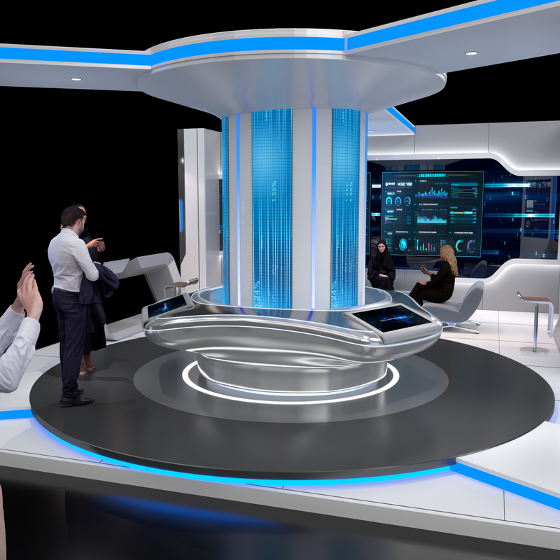 تصميم ستاند شركة رصيد القابضة