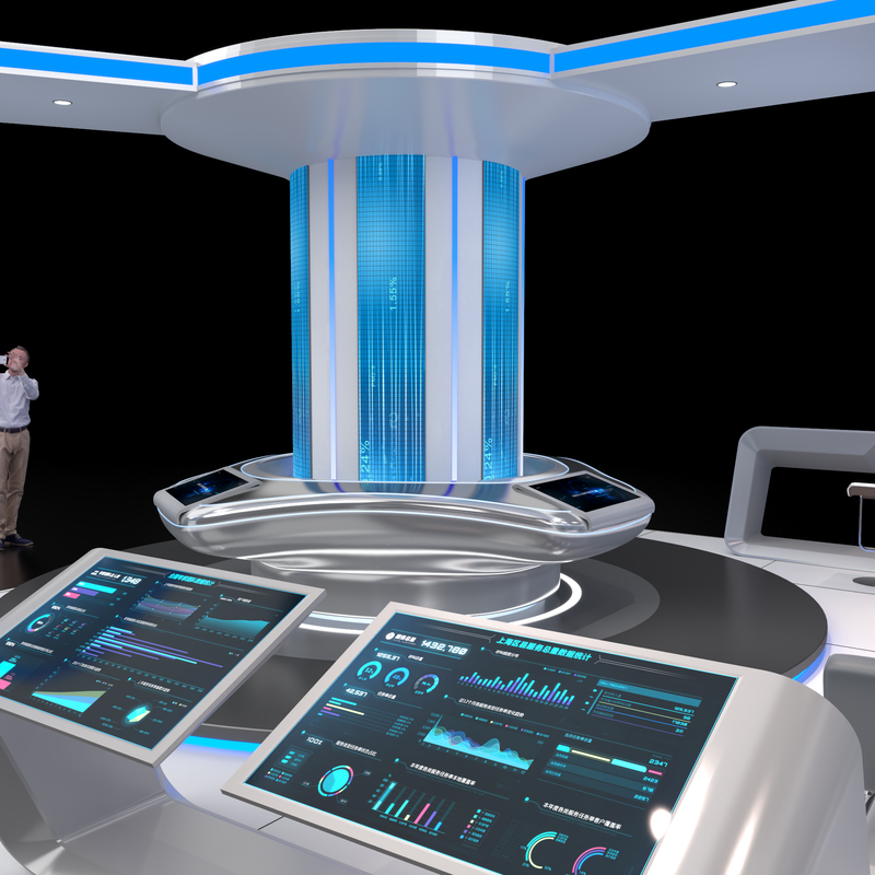 تصميم ستاند شركة رصيد القابضة