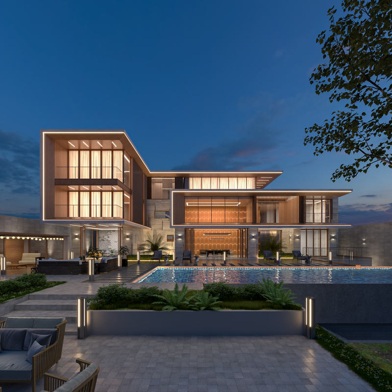 تصميم شاليه مودرن