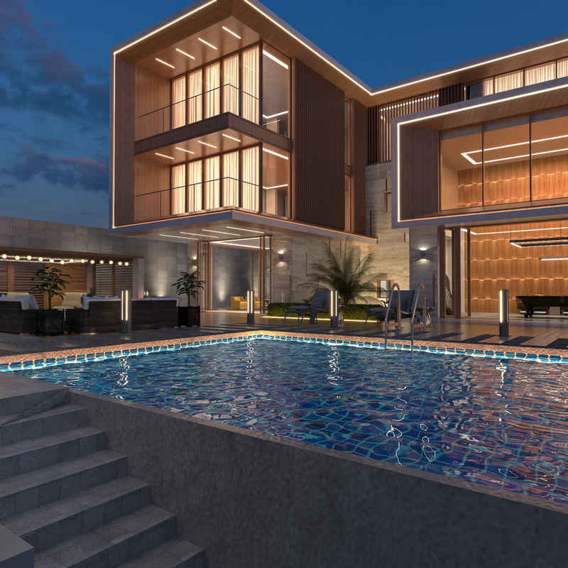 تصميم شاليه مودرن