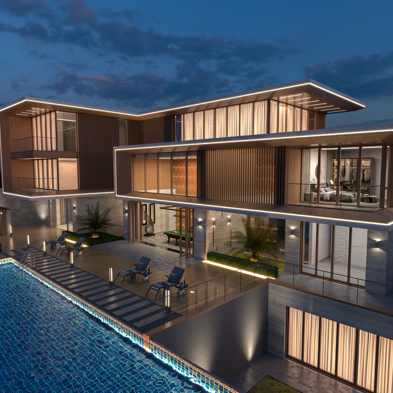 تصميم شاليه مودرن