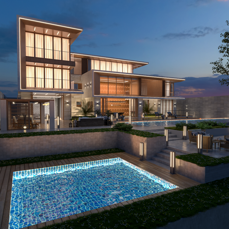 تصميم شاليه مودرن