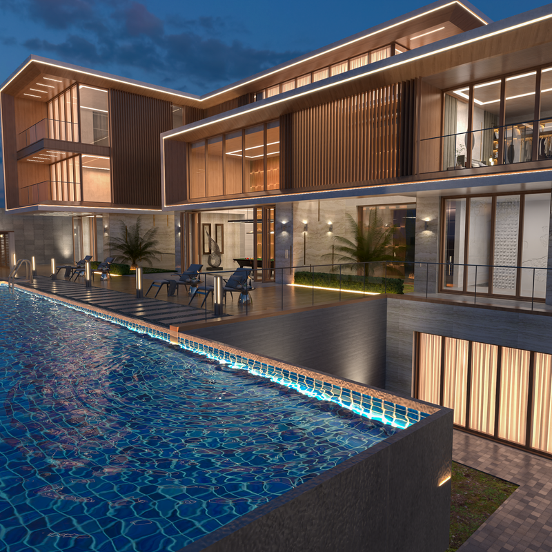 تصميم شاليه مودرن