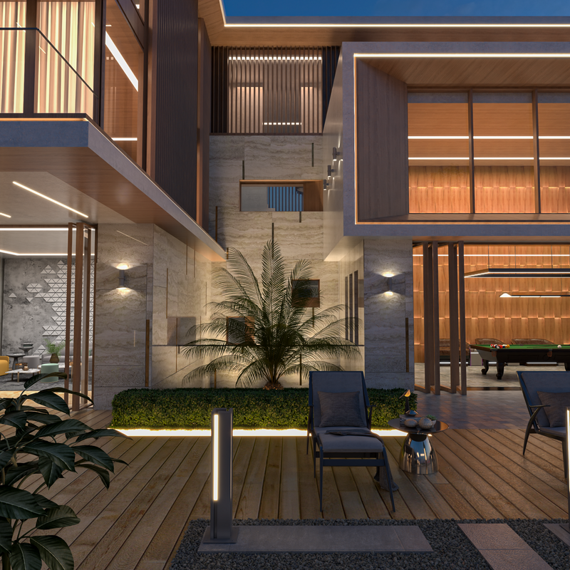 تصميم شاليه مودرن