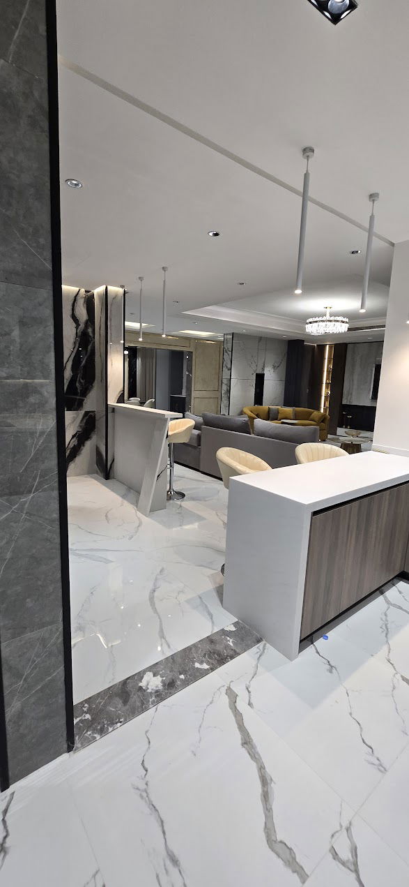 تصميم وتنفيذ فيلا في حي الصحافة على المفتاح شامل المفروشات