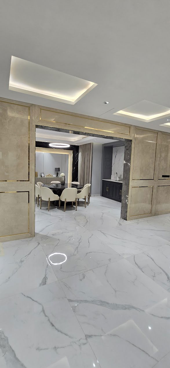 تصميم وتنفيذ فيلا في حي الصحافة على المفتاح شامل المفروشات