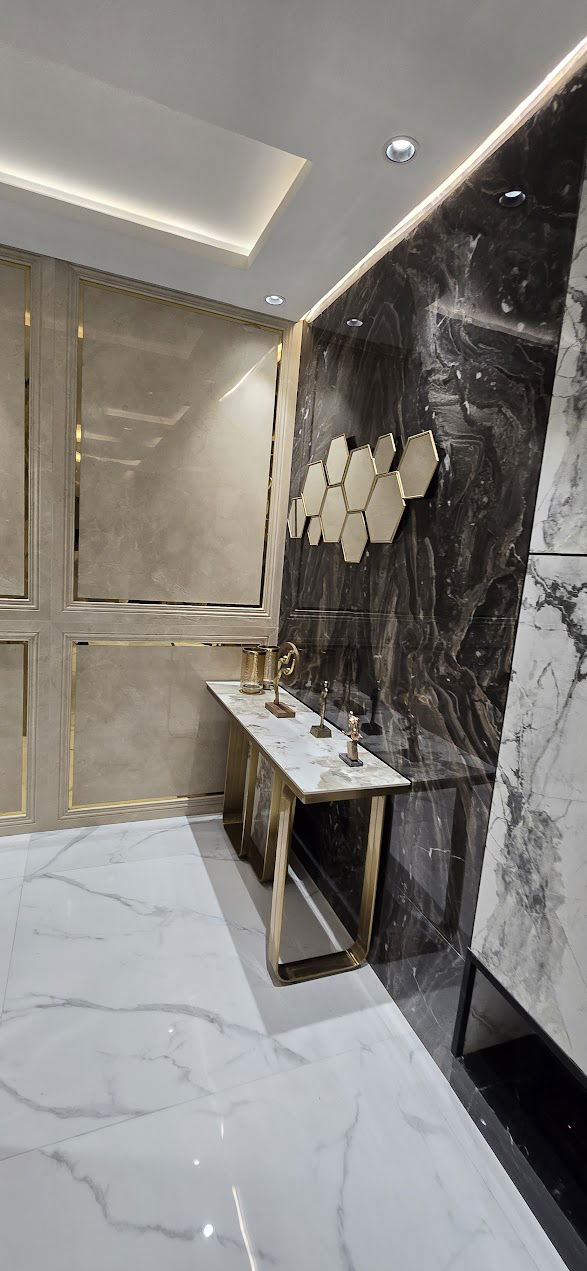 تصميم وتنفيذ فيلا في حي الصحافة على المفتاح شامل المفروشات