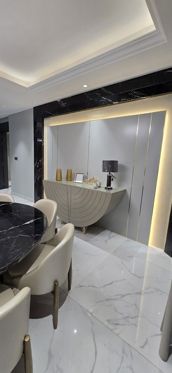 تصميم وتنفيذ فيلا في حي الصحافة على المفتاح شامل المفروشات