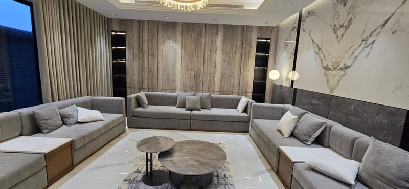 تصميم وتنفيذ فيلا في حي الصحافة على المفتاح شامل المفروشات