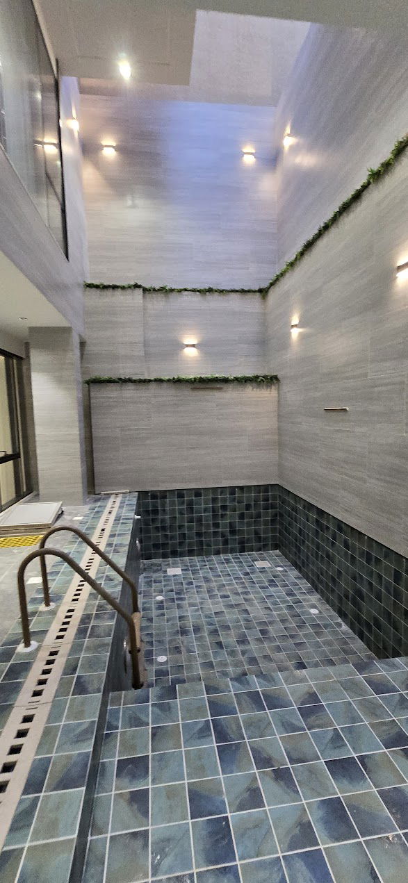 القبو يتألف من مجلس ومسبح وجلسة خارجية