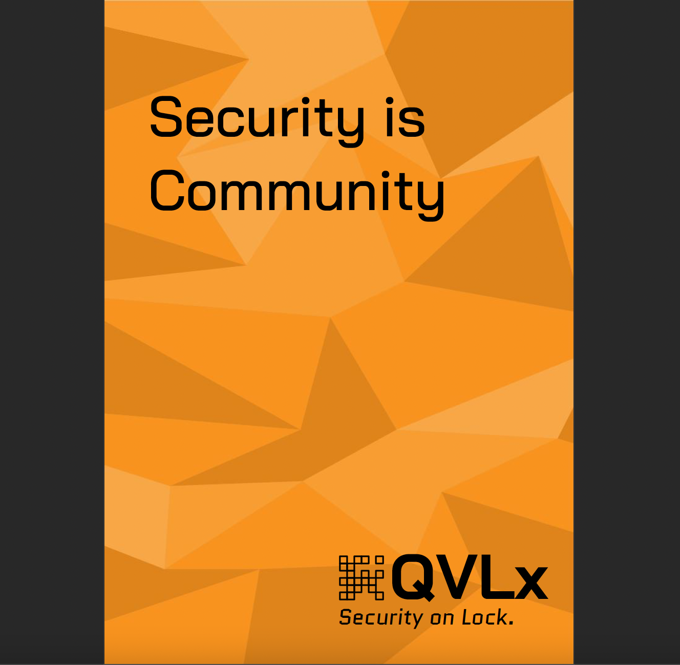 Security is Community