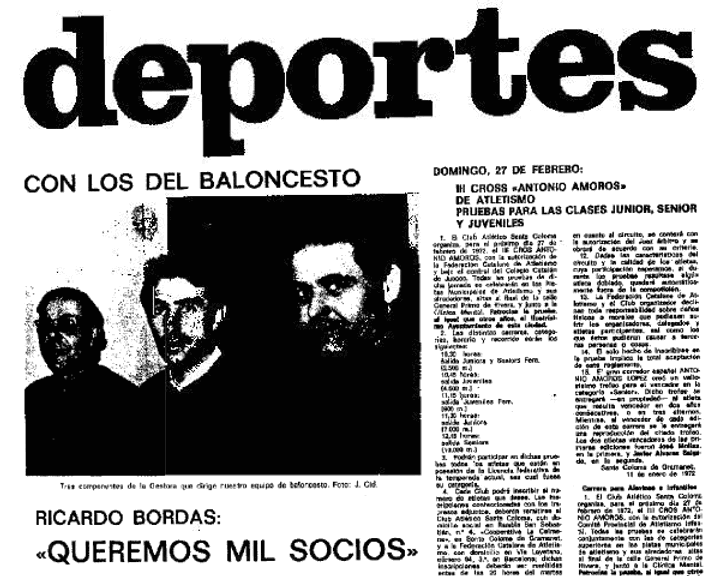 Records històrics. Volem mil socis. Una entrevista desapareguda