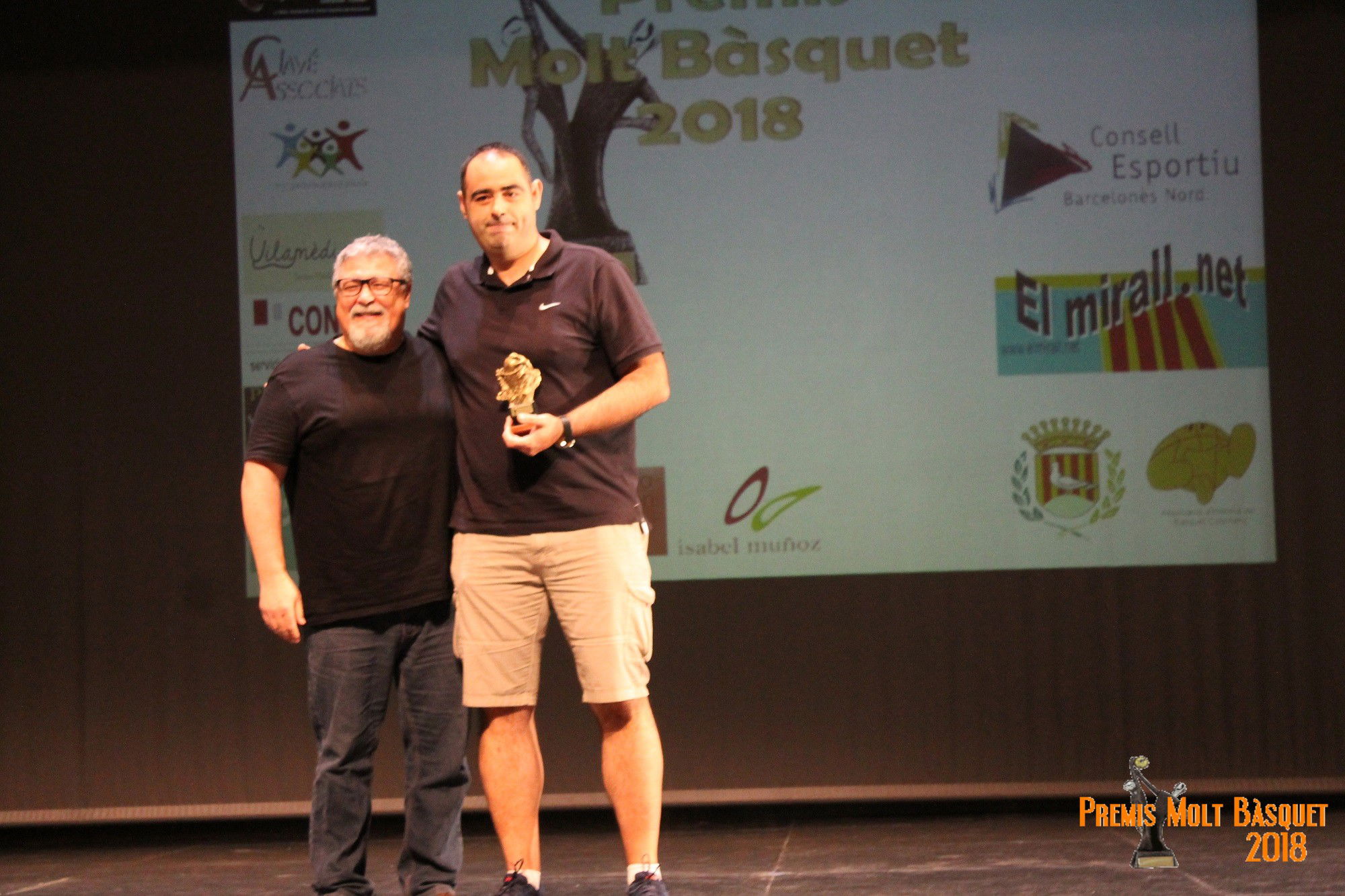 Millor entrenador de formació. Premi Juan del Moral: Gonzalo Fernandez (AE Minguella - Cadet masculí)