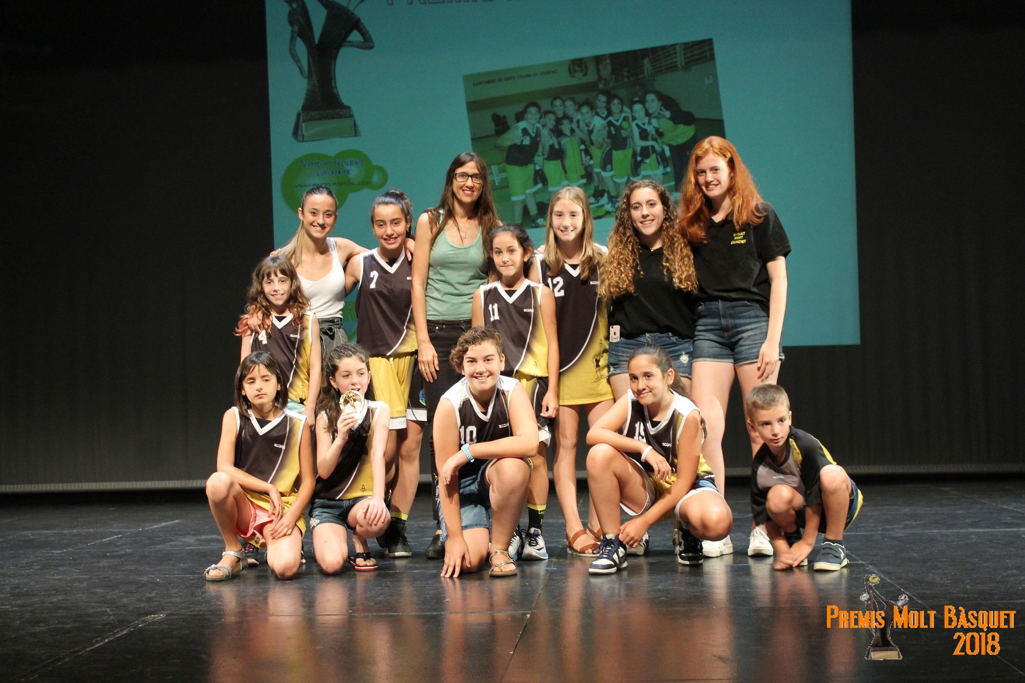 Menció Especial "Esforç i Superació": B. Draft Gramenet Groc - Mini femení -