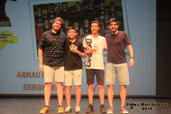 Arnau Palanca / Sergio Ruiz (CB Grup Barna) -Infantil masculí (jugadors)-: Campions Interterritorial Fase Regular