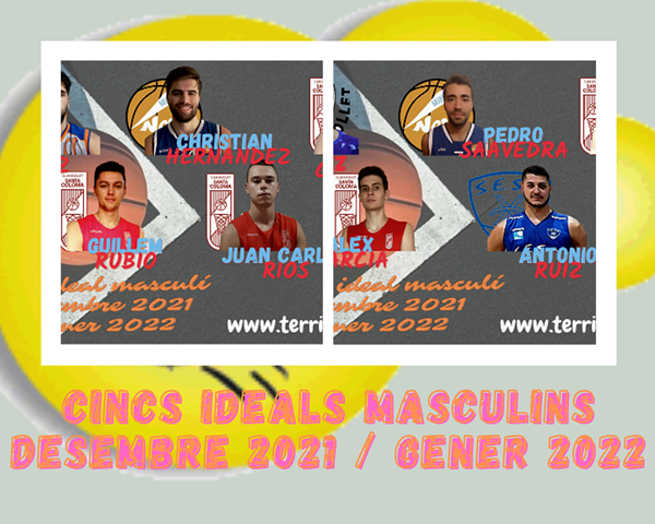 Cincs Ideals masculins Desembre 2021 / Gener 2022