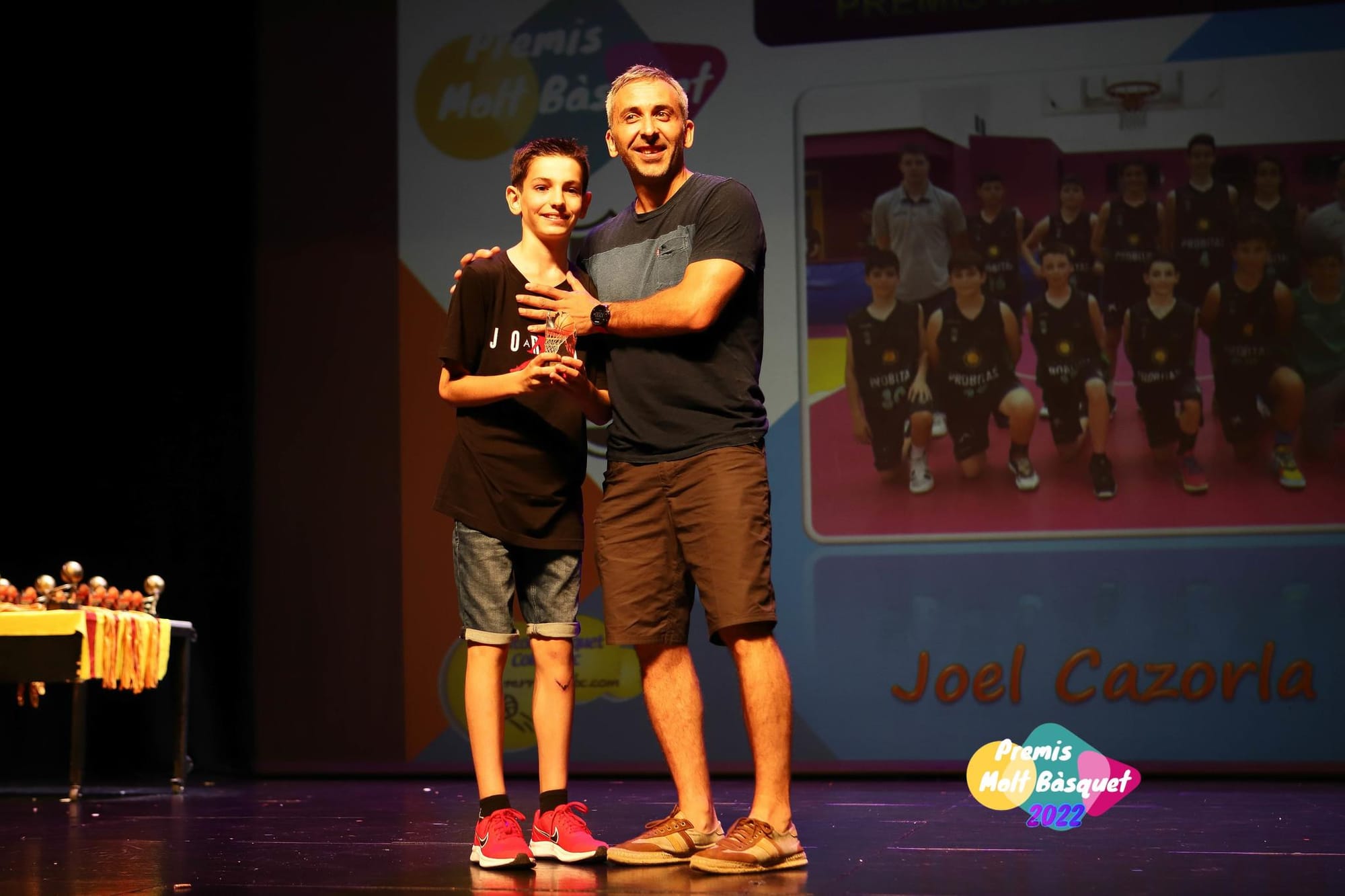 Menció Joel Cazorla (CB Joventut de Badalona – jugador) Sotscampió de Barcelona i Catalunya i campió Fases 1, 2 i 3 CT Mini Nivell A1