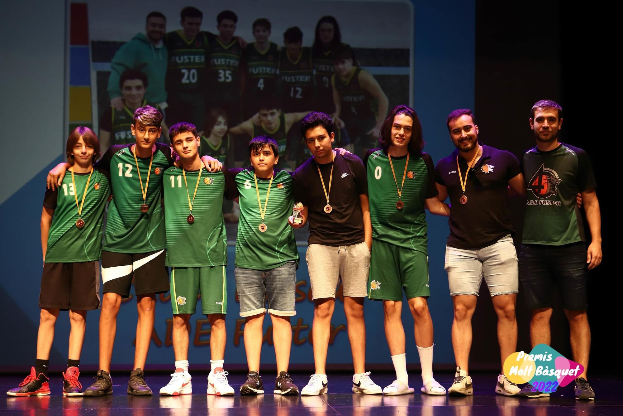 Menció ADE Fuster (Cadet masculi) Campions Fase Regular FCBQ Nivell C masculí